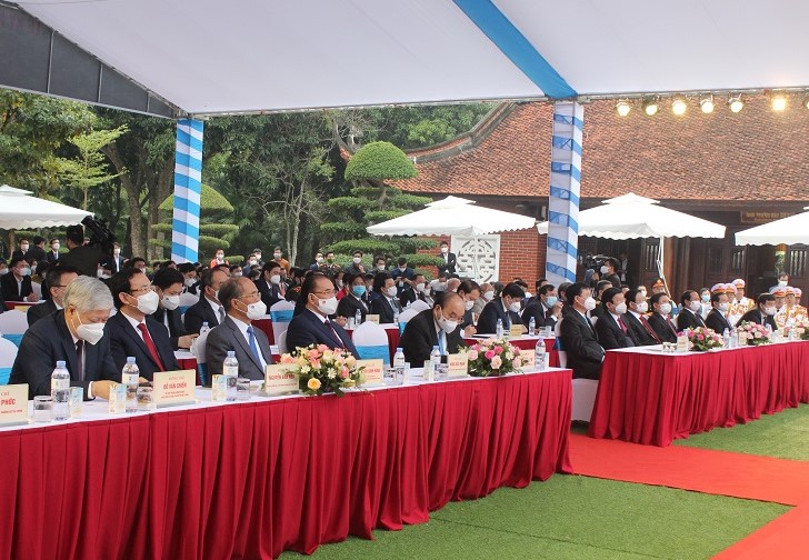 Lễ kỷ niệm 60 năm ngày Bác Hồ về thăm quê lần thứ hai (8/12/1961- 8/12/2021) và khánh thành Nhà Tưởng niệm Chủ tịch Hồ Chí Minh.